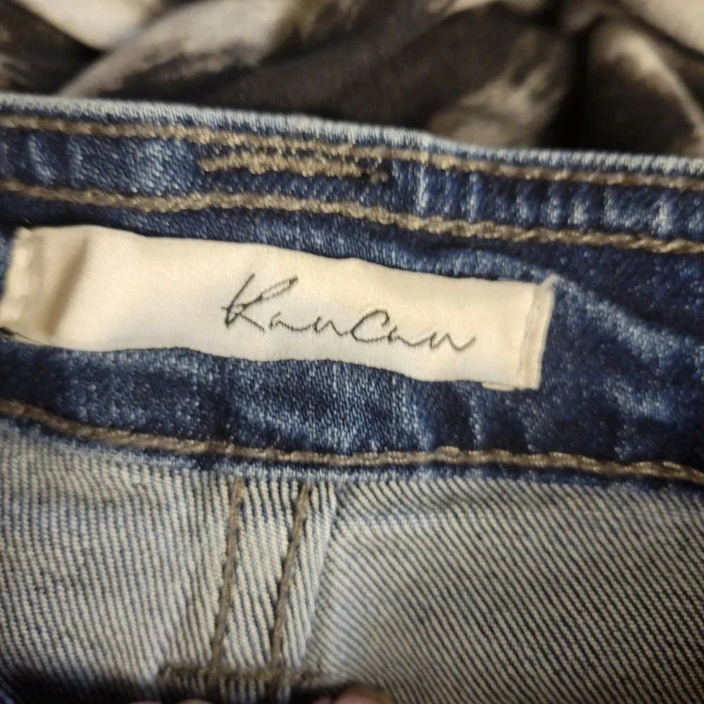 KanCan Cargo Jeans Womens 9/28 Blue Excellent Utility Straight Leg KC7843D